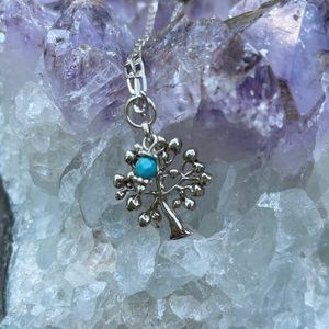 .925 tree pendant necklace